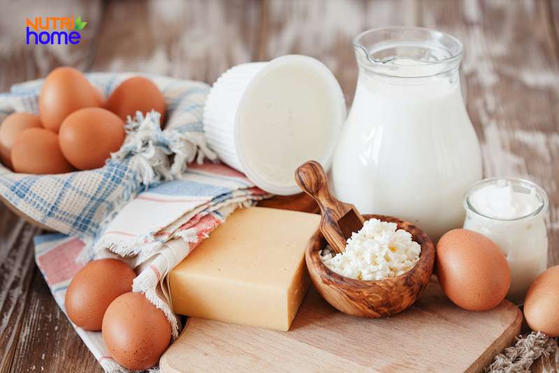 trứng sữa, trứng, sữa bổ sung kẽm