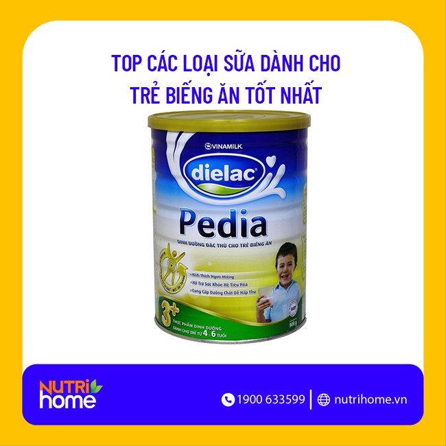Sữa Dielac Pedia dành cho trẻ biếng ăn