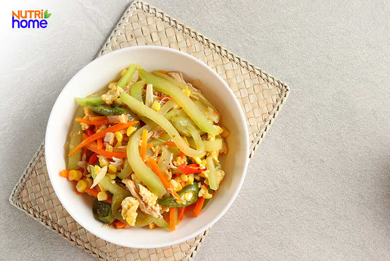 Su su cà rốt xào thịt - món ngon cho bé lười ăn