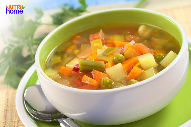 Súp rau - món ăn dành cho trẻ biếng ăn