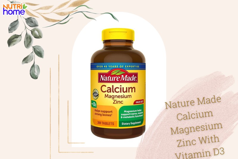 Nature Made Calcium Magnesium Zinc With Vitamin D3