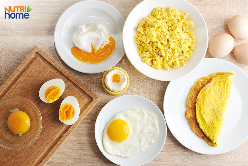 thực phẩm bổ sung trí não, trứng