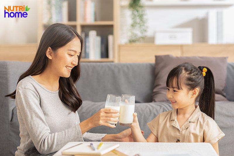 bổ sung canxi cho trẻ qua thực phẩm