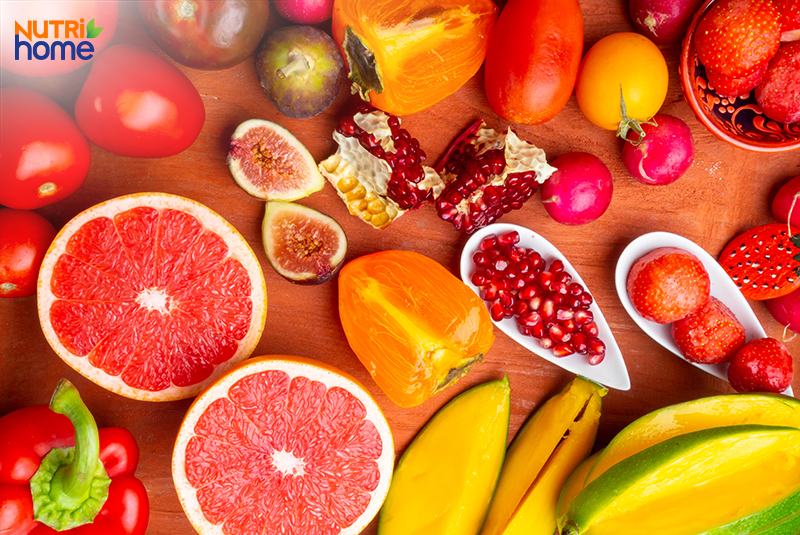 vitamin A có trong thực phẩm nào, rau củ quả có gam màu đỏ, vàng, cam 