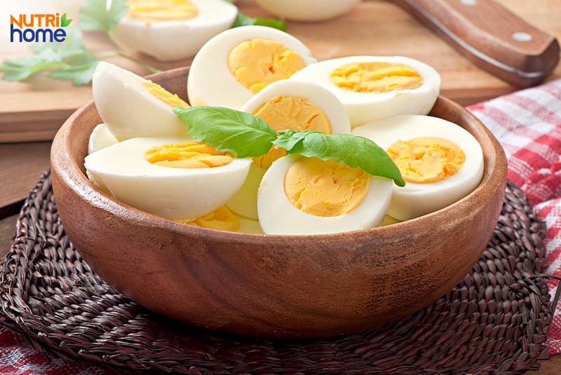 thực phẩm trong tháp dinh dưỡng tăng chiều cao, trứng