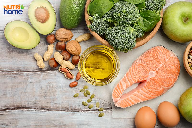 thực đơn 3 tháng cuối vào con không vào mẹ, omega 3