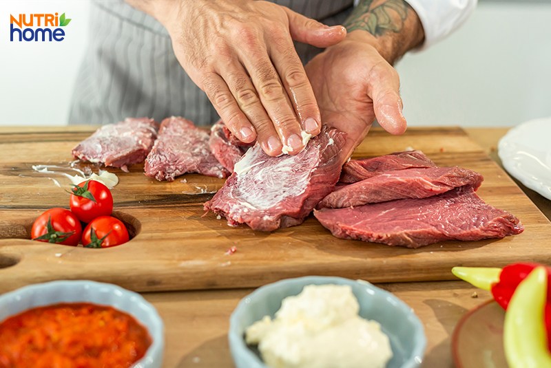 ung thư gan nên kiêng ăn gì, thịt đỏ