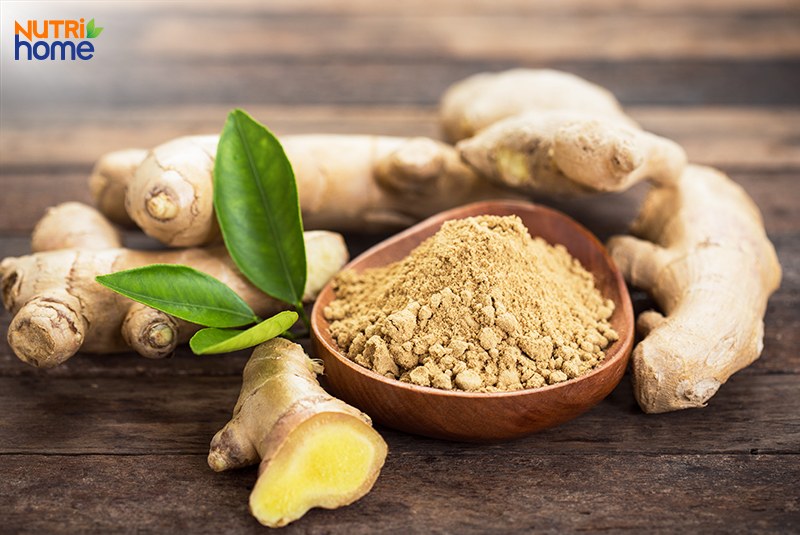 thoái hóa khớp nên ăn gì, gừng