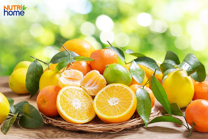 ăn gì để hạ huyết áp, trái cây họ cam quýt