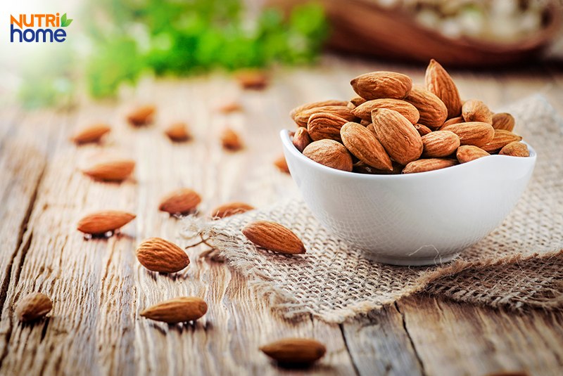 thực phẩm trị mất ngủ, hạnh nhân