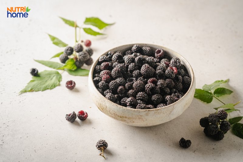 tiểu đường nên ăn quả gì, quả mâm xôi đen