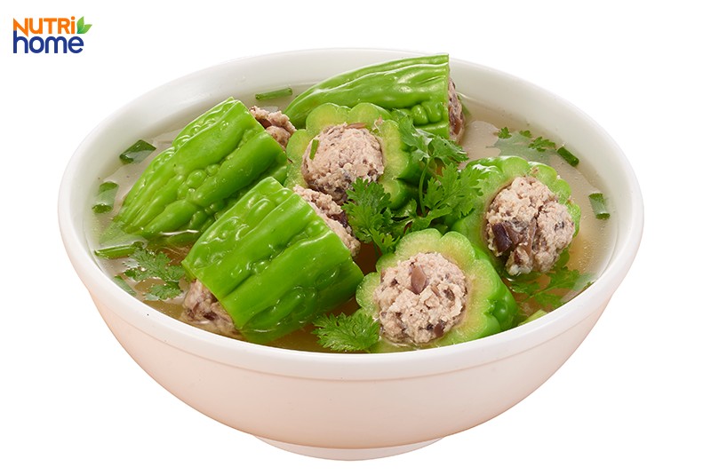 các món ăn cho người tiểu đường, canh khổ qua nhồi thịt