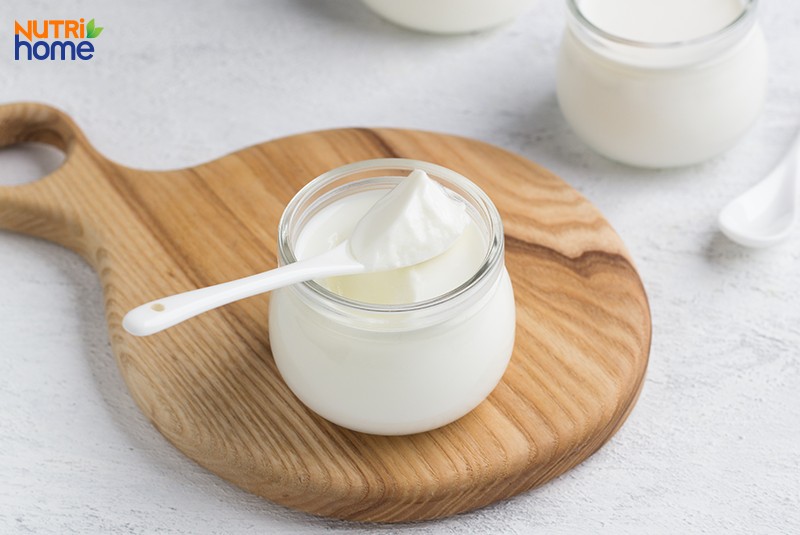 thực phẩm hạ huyết áp, sữa chua