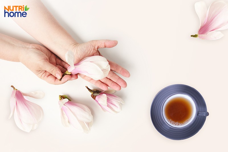 bị mất ngủ nên uống gì, trà hoa mộc lan