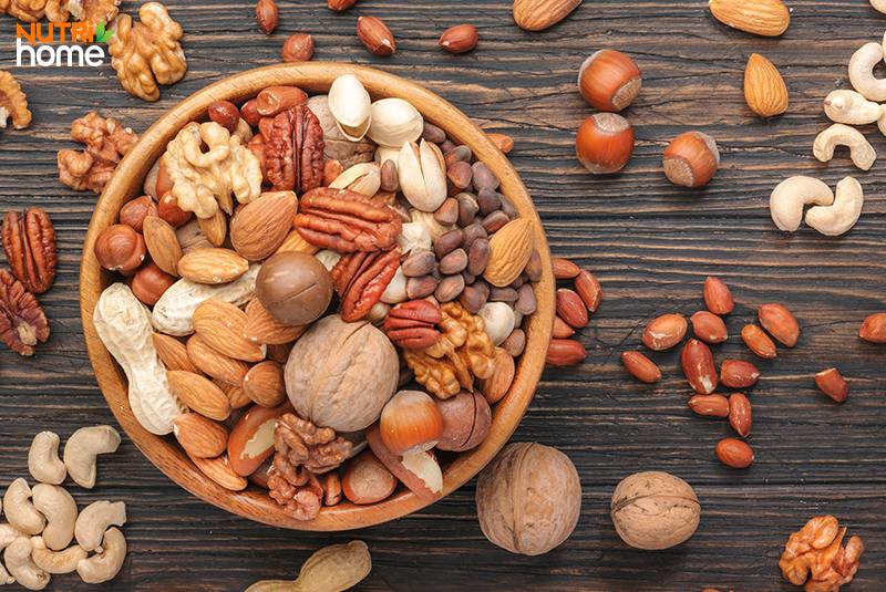 Các loại hạt giàu chất béo tốt