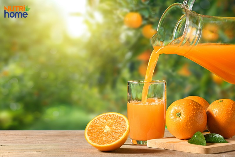 nước ép cho người tiểu đường, nước ép cam