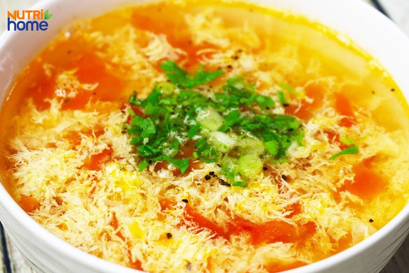món ngon với trứng cho người bệnh tiểu đường, canh trứng cà chua