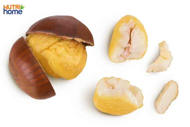 những thực phẩm giàu omega 3, hạt dẻ khô