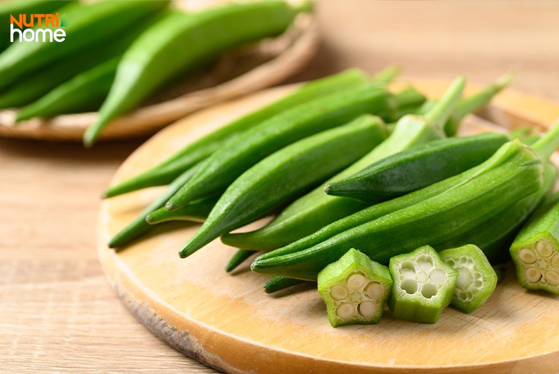 bị mỡ máu nên ăn gì, đậu bắp