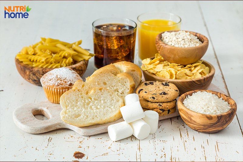 Rối loạn mỡ trong máu kiêng thực phẩm nhiều carbohydrate tinh chế