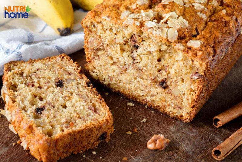 món ăn cho người mỡ máu cao, Bánh chuối yến mạch