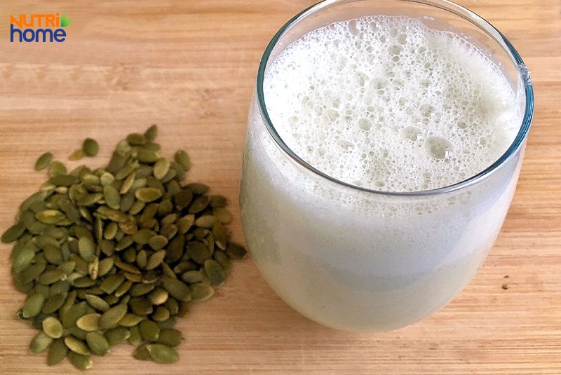 sữa dành cho người mỡ máu, sữa hạt bí