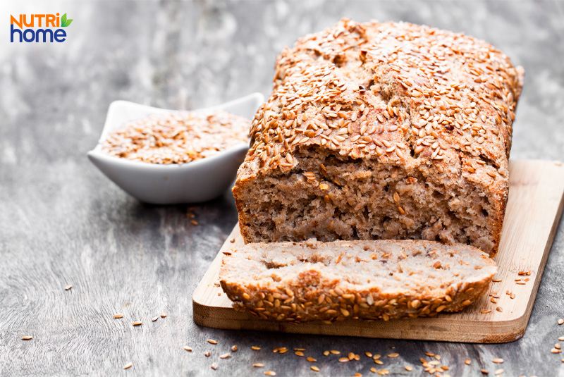 bánh mì cho người tiểu đường, bánh mì hạt lanh