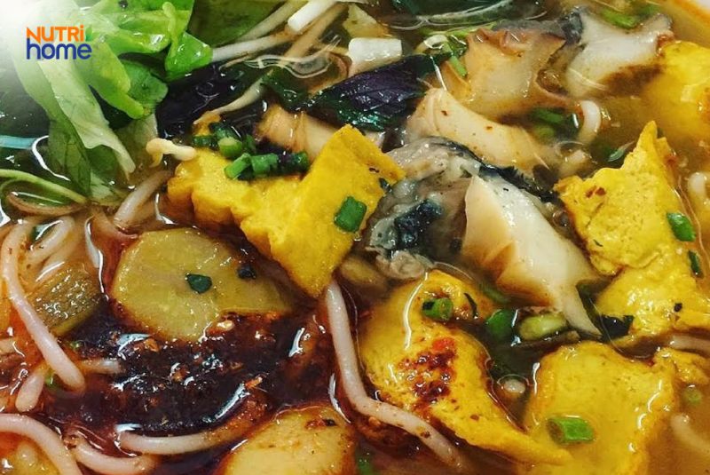 Bún ốc chuối đậu cho người tiểu đường