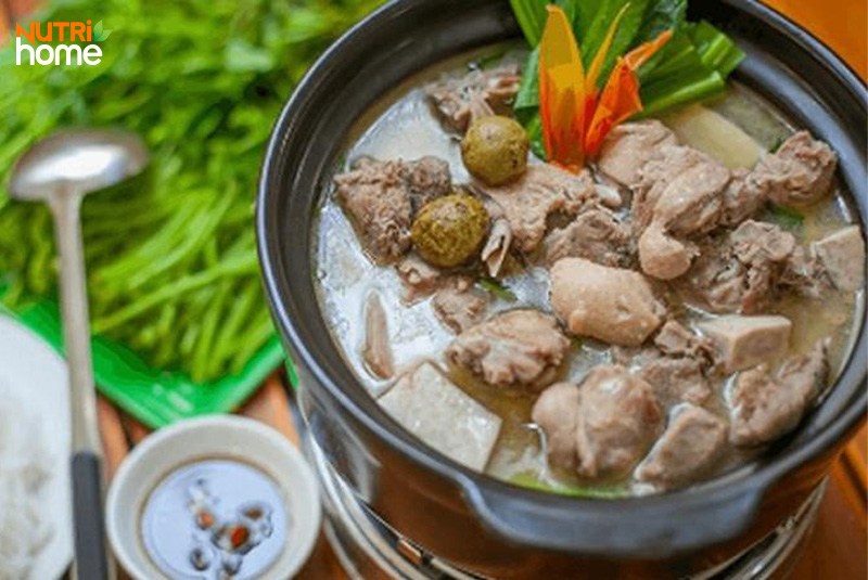 Vịt nấu khoai sọ cho người tiểu đường