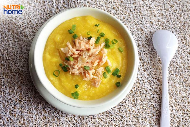 Cháo khoai tây cà rốt cua biển cho người bệnh tiểu đường