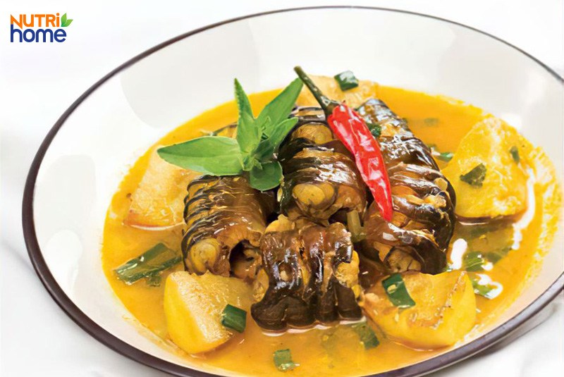 Lươn om khoai sọ cho người bệnh tiểu đường