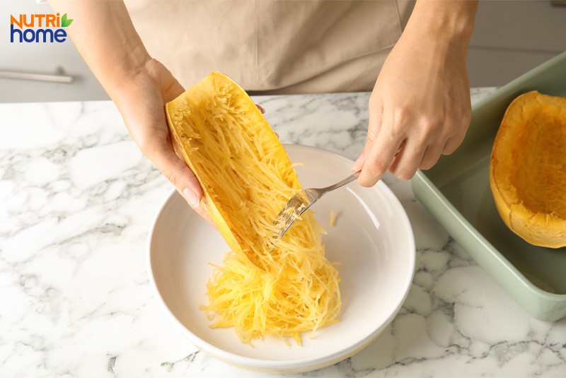 thực phẩm thay bánh canh tốt cho người bị tiểu đường, bí sợi mì
