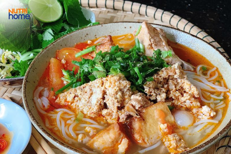 Bún riêu cua cho người tiểu đường