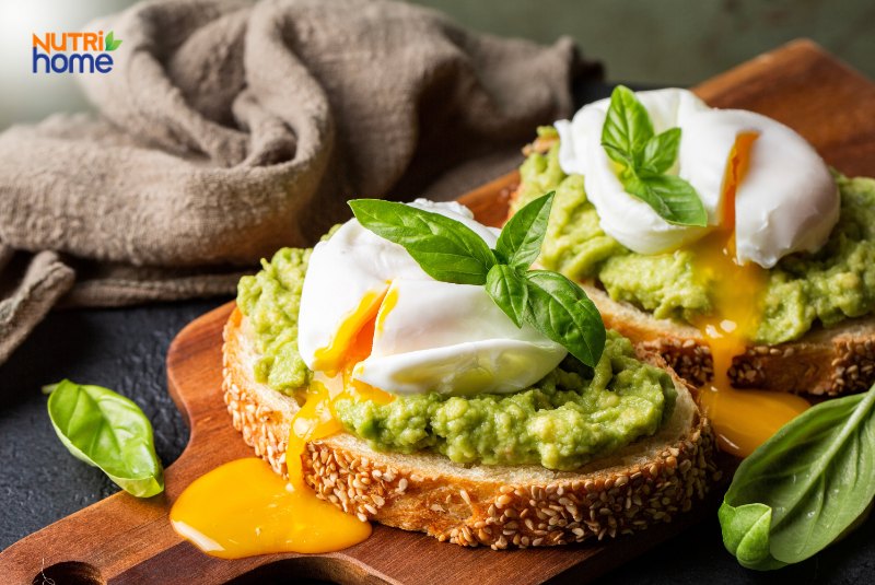 Sandwich nướng bơ trứng cho người tiểu đường