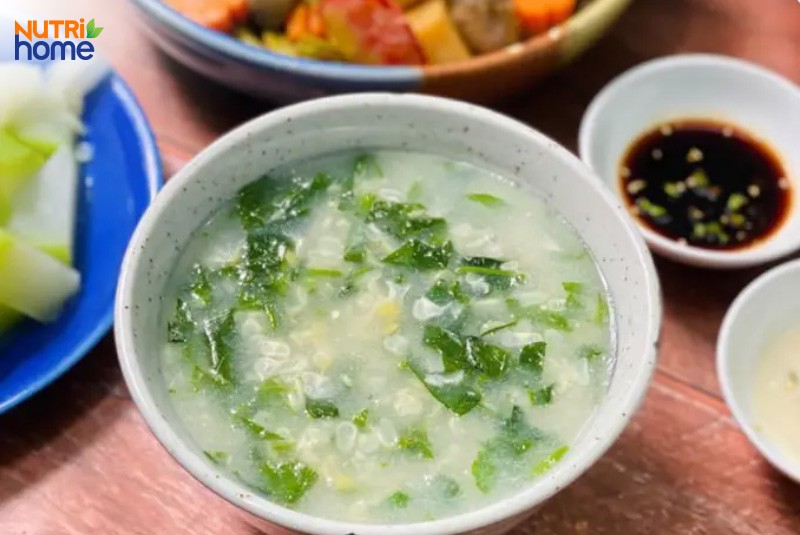 Canh rau tập tàng nấu bắp cho người bị tiểu đường