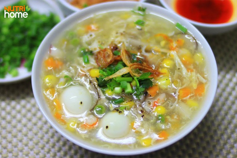 Súp bắp hải sản cho người bị tiểu đường