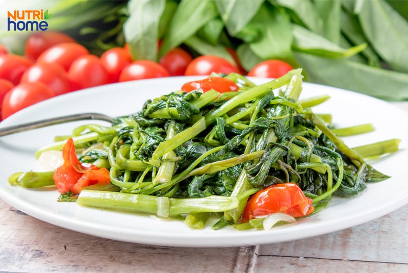 Cách ăn rau muống tốt hơn cho người bệnh tiểu đường