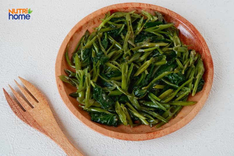 nên ăn rau muống khi mang thai ngoài rau tần ô