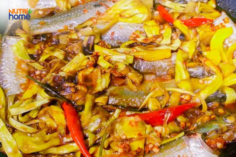 Cá đối kho xơ mít cho người bị đái tháo đường