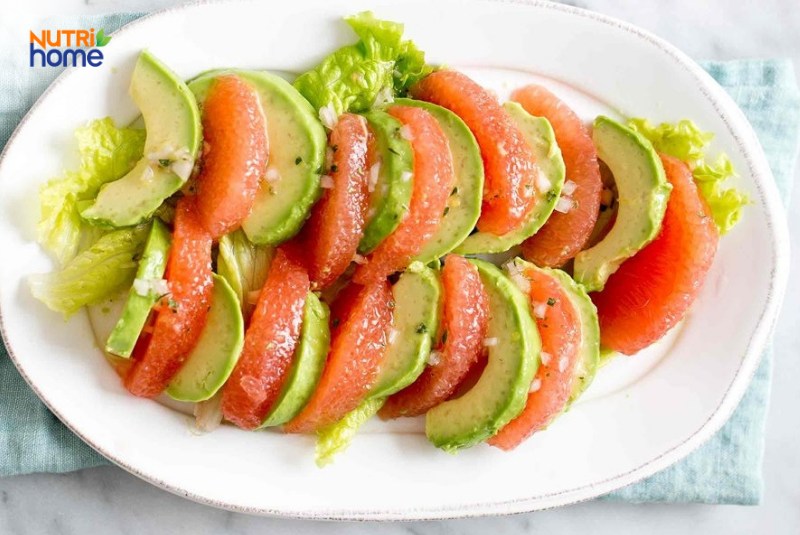 Salad bơ bưởi cho người bệnh đái tháo đường