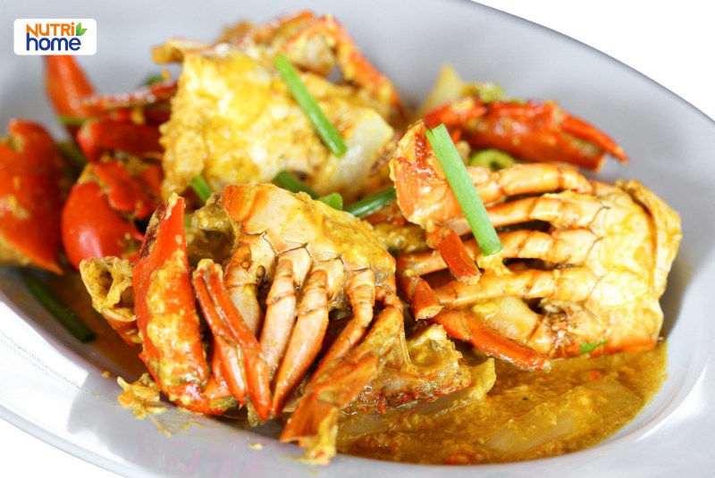 Cua sốt trứng muối cho người bệnh tiểu đường