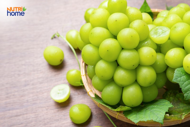 Nho xanh thay thế cam cho người bệnh tiểu đường