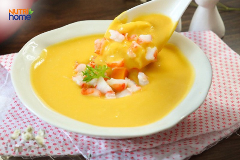 Súp tôm bí đỏ ngon bổ cho mẹ bầu