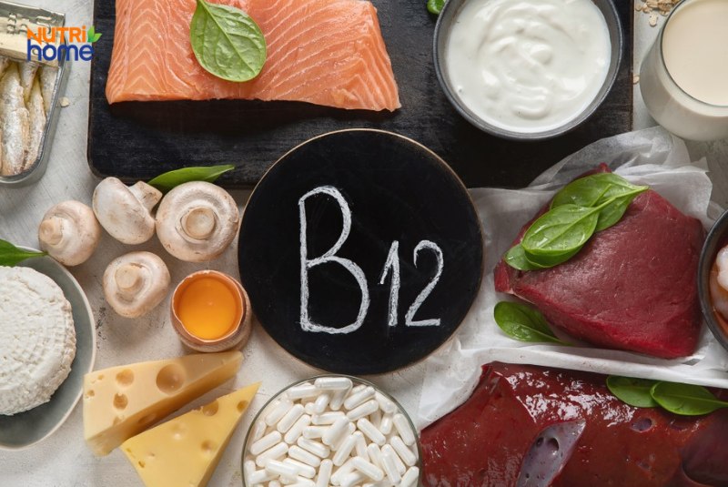 mẹ bầu ăn gì để con thông minh, Thực phẩm chứa nhiều vitamin B12