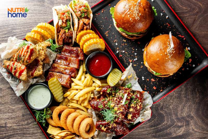 Thực phẩm người bệnh thiếu máu não nên tránh, thực phẩm chiên rán