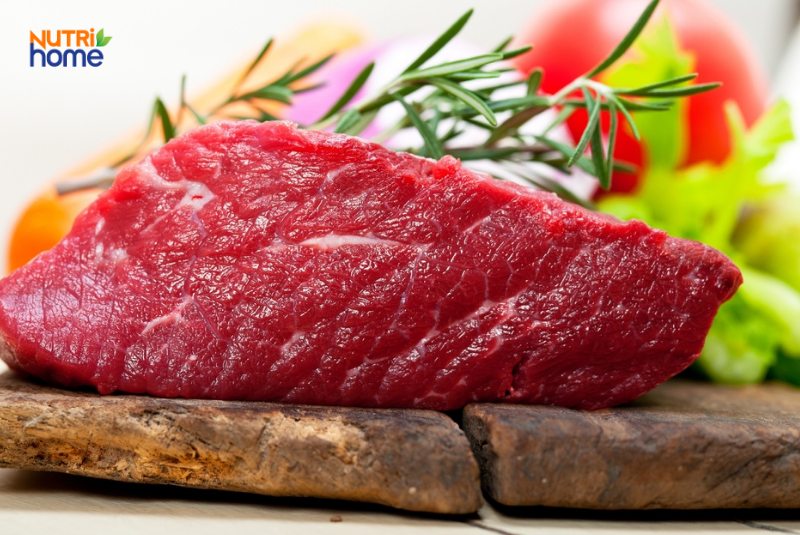 mẹ bầu nên ăn gì để con thông minh, thịt bò