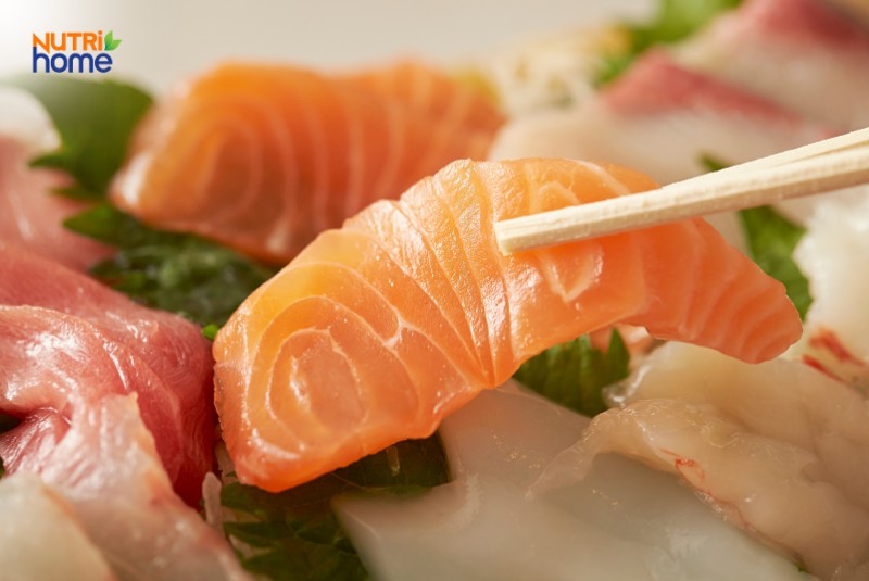 Thịt cá sống không tốt cho hệ tiêu hóa