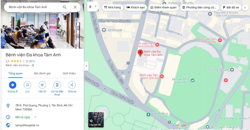 Bệnh viện Đa khoa Tâm Anh TPHCM