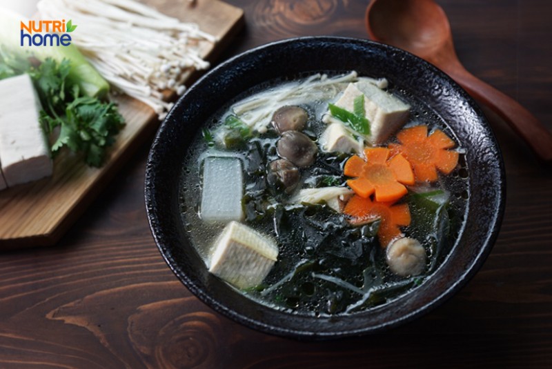 các món canh tốt cho bà bầu, Canh rong biển đậu hũ