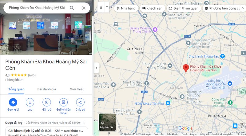 Phòng khám đa khoa Hoàn Mỹ Sài Gòn